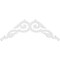 Ekena Millwork Pitch Rotherham Architectural Grade PVC Gable Pediment, 36"W x 15"H x 1"P (10/12) GPP036X015X100ROT - alternate 2